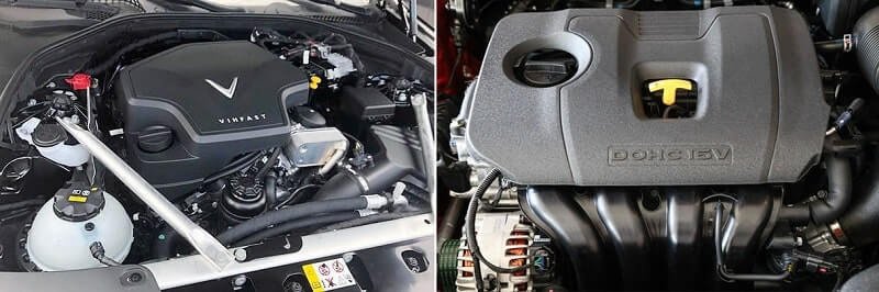 dong-co-lux-a20-va-optima So sánh KIA Optima với VinFast Lux A2.0, ưu thế nào cho thương hiệu Việt?