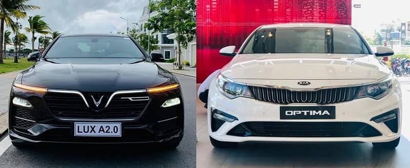 so-sanh-vinfast-lux-a20-va-kia-optima So sánh KIA Optima với VinFast Lux A2.0, ưu thế nào cho thương hiệu Việt?