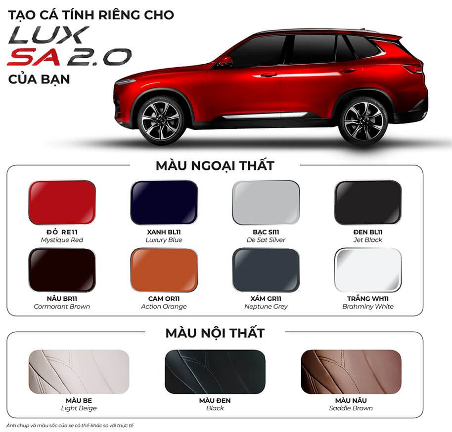 thiet-ke-da-dang Người dùng đánh giá thế nào về VinFast Lux SA2.0